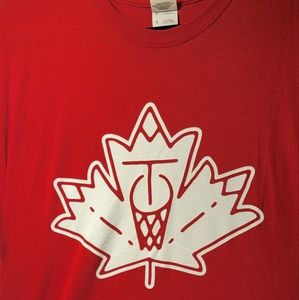 Toronto Raptors playoff net t-shirt men's Large